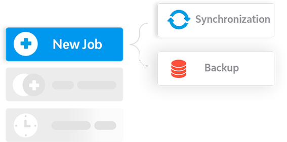 Create your first GoodSync job