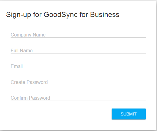 goodsync login