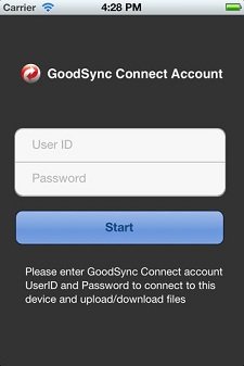 download the new for ios GoodSync Enterprise 12.2.7.7