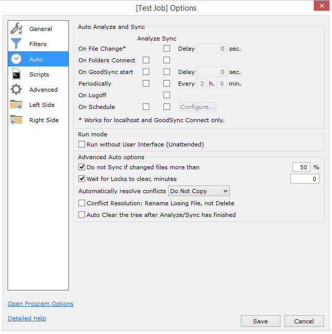 Auto settings. GOODSYNC аналоги. GOODSYNC for WD. Joboptions где лежит. Auto Analysis.